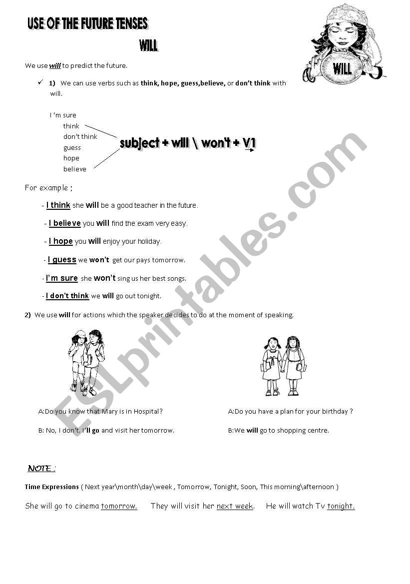 Future Tense worksheet