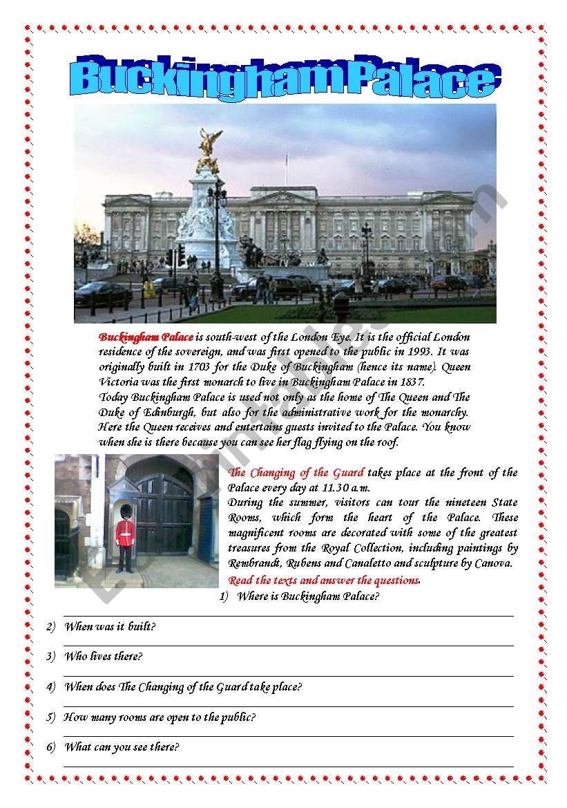Postcards from London: Buckingham Palace and the Changing of the Guards