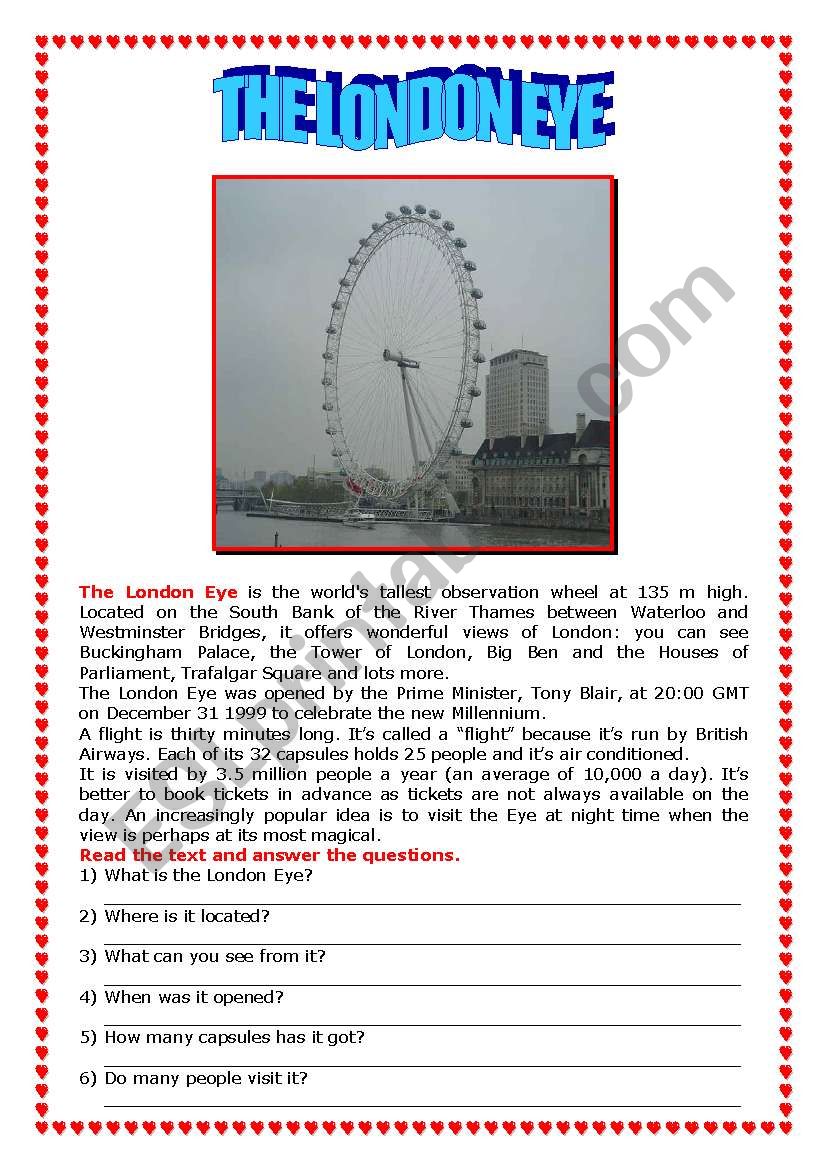 Postcard from London: the London Eye