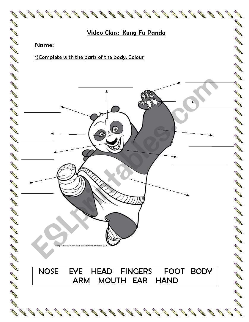 Body worksheet