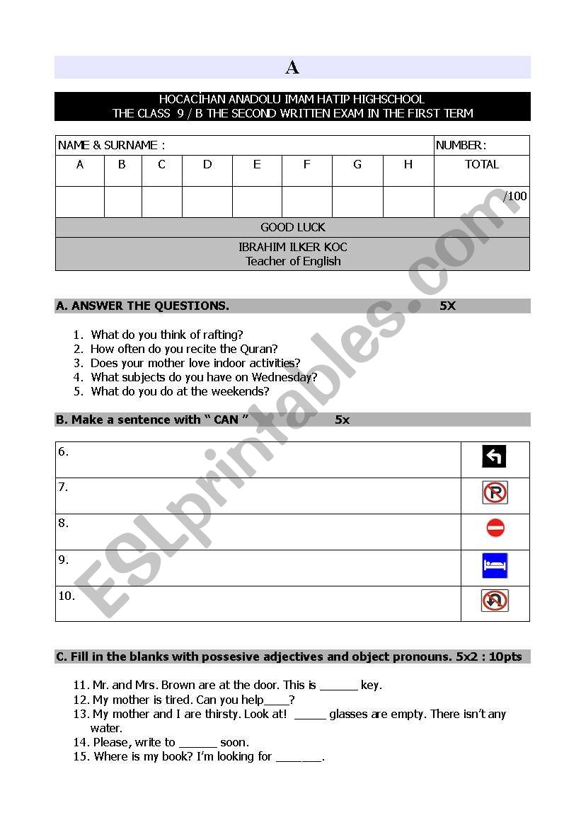 the second exam for new bridge