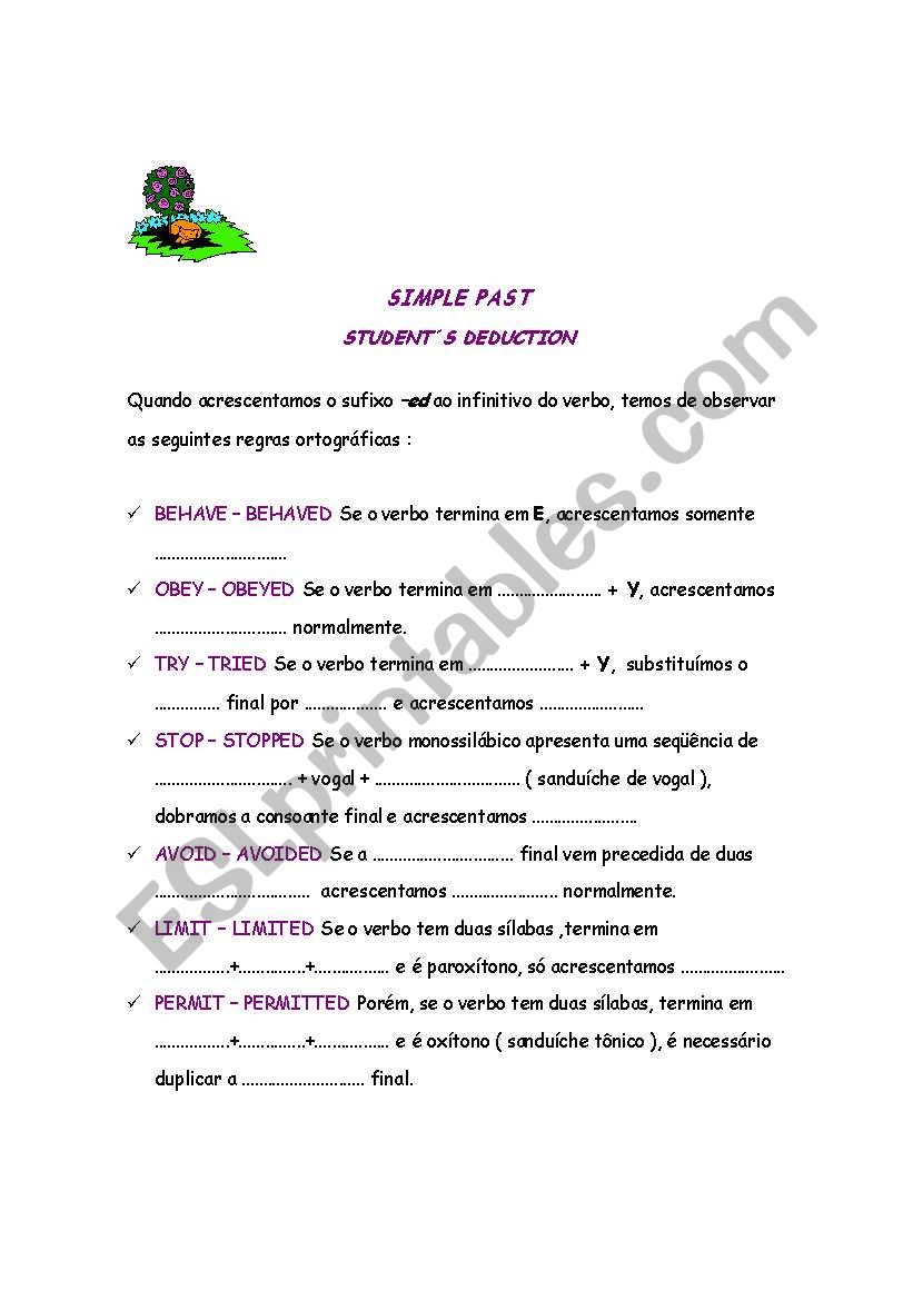 SIMPLE PAST - PRONUNCIATION RULES