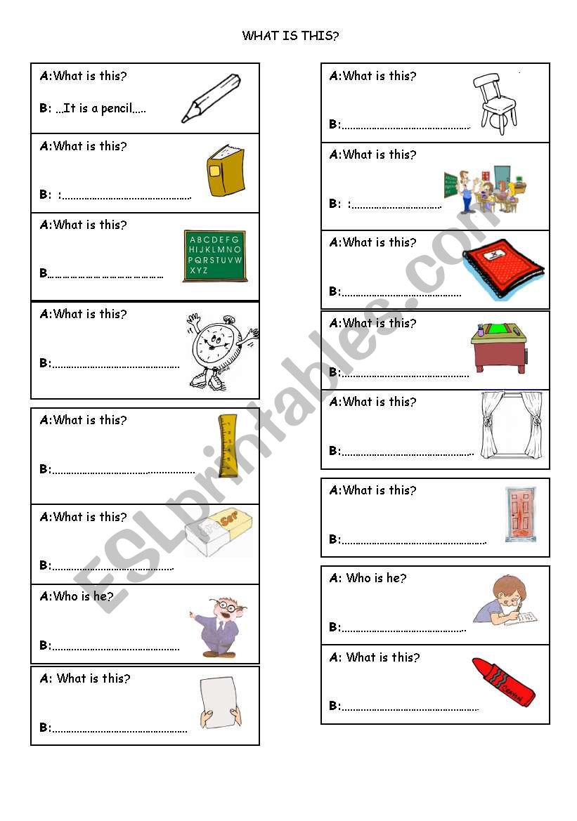 this worksheet
