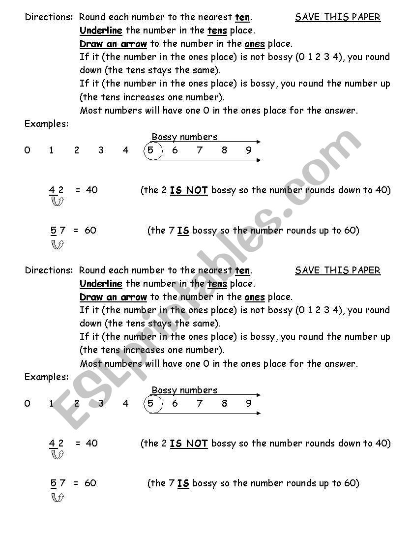 Math:  Rounding to the nearest 10