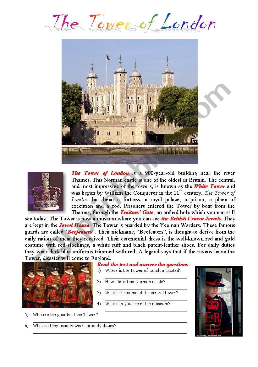 Postcards from London: The Tower of London