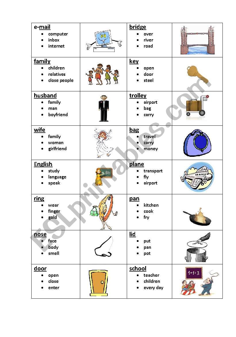 Taboo 3 (3/8) worksheet