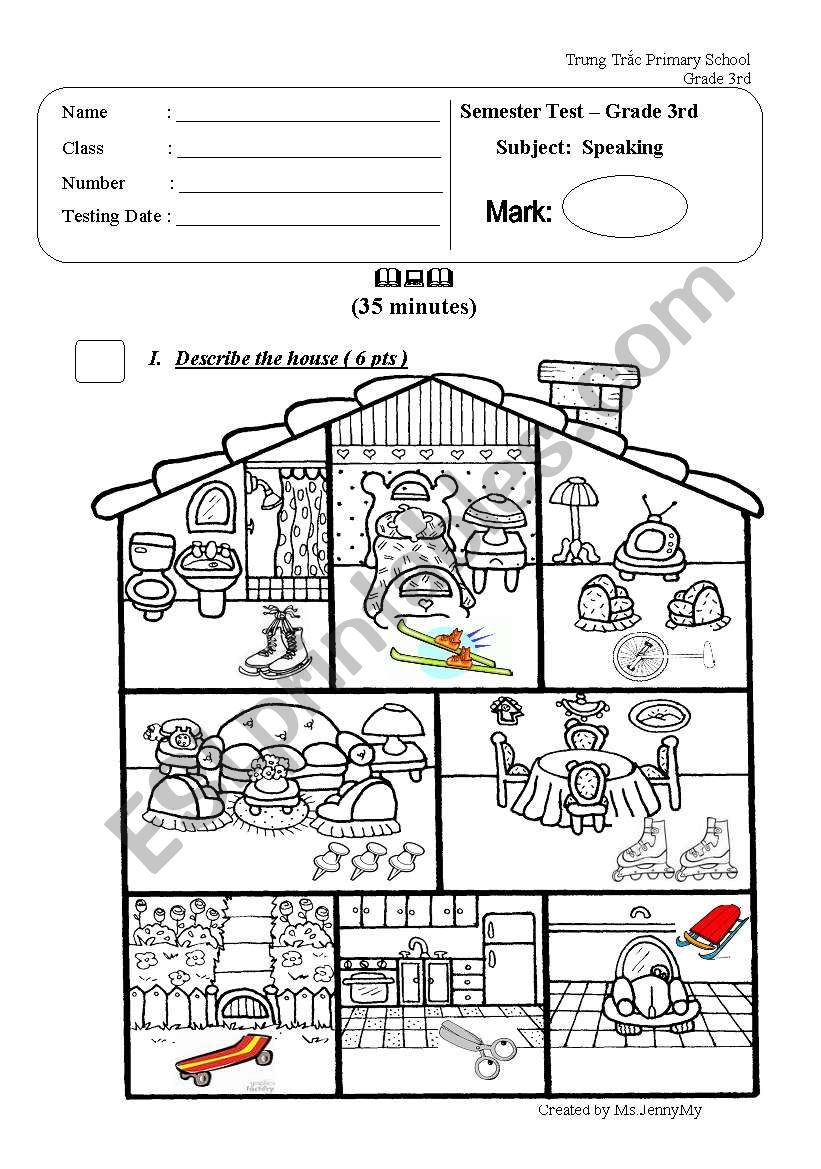 Speaking Test_Semester Exam (1/4 Skills)