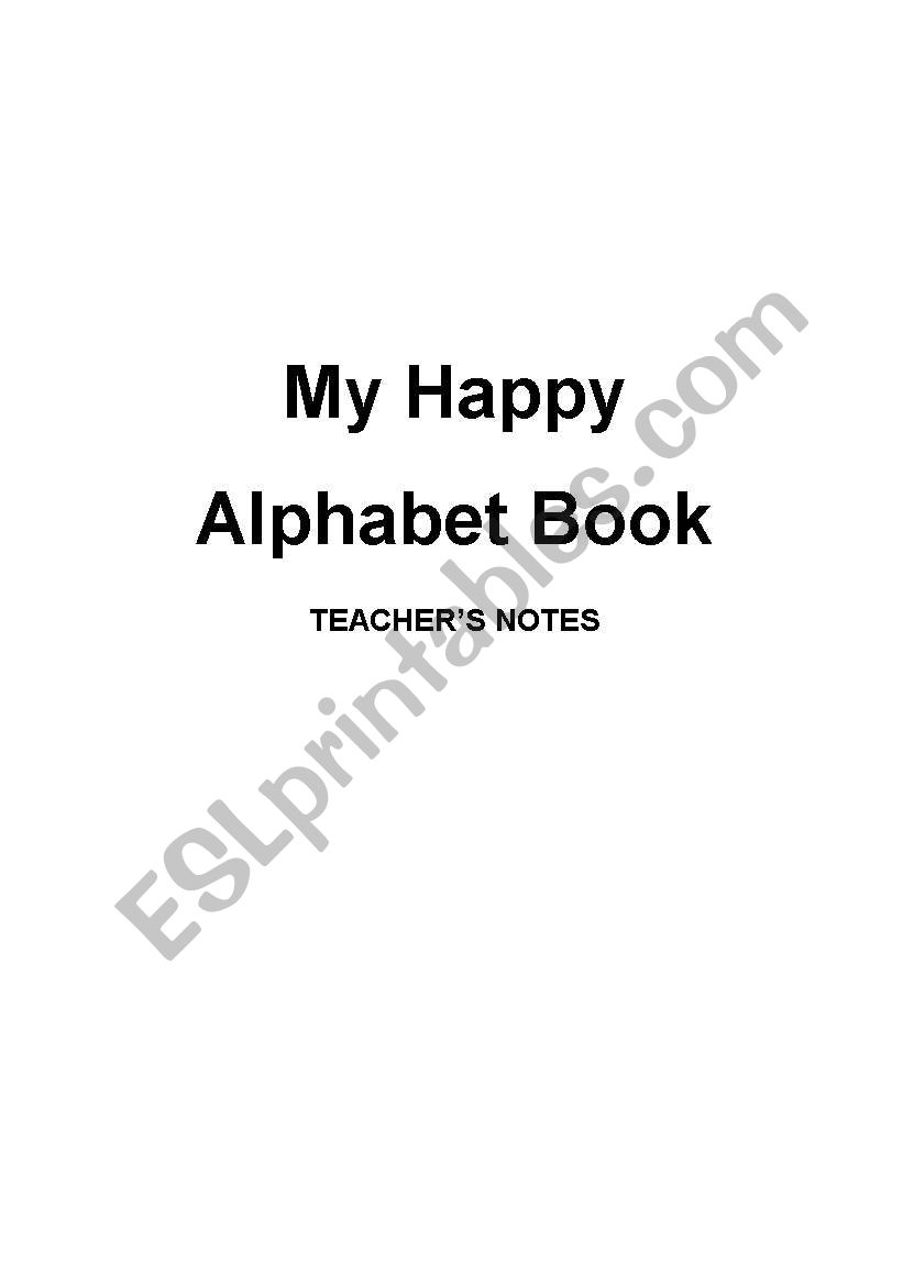 My alphabet worksheet
