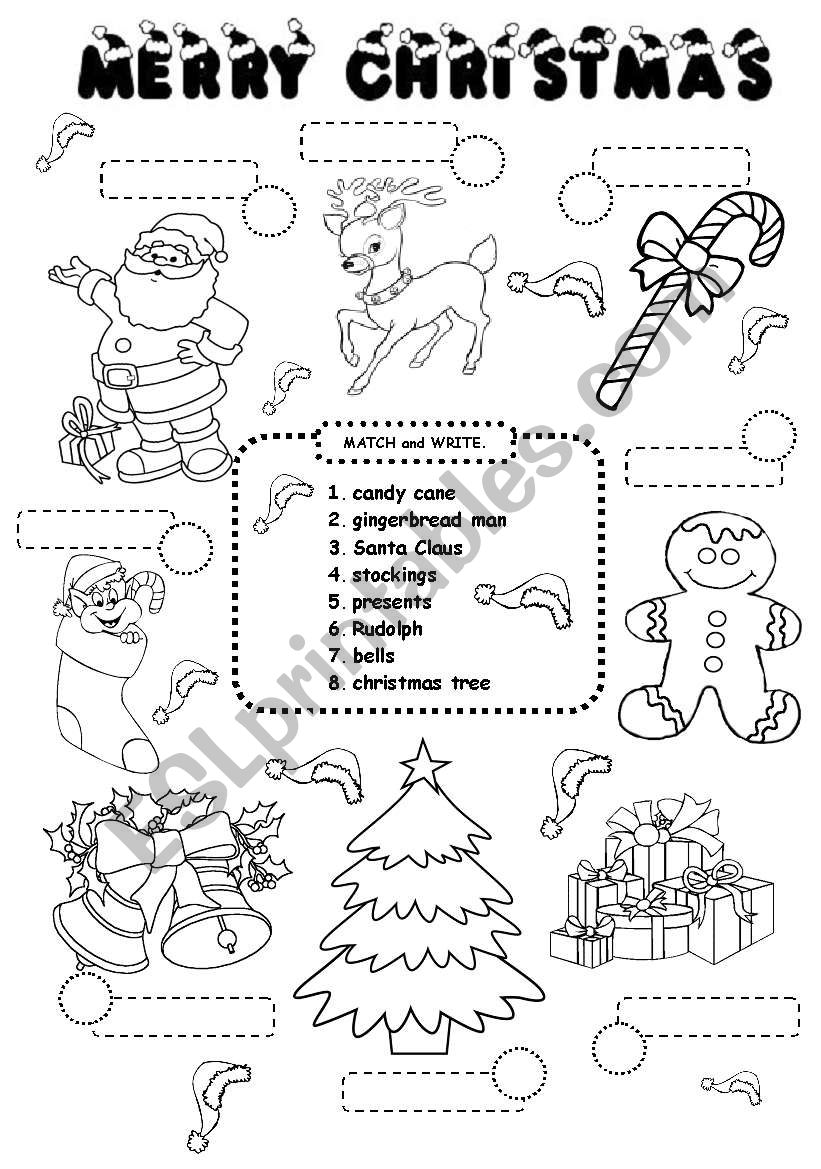 CHRISTMAS worksheet worksheet