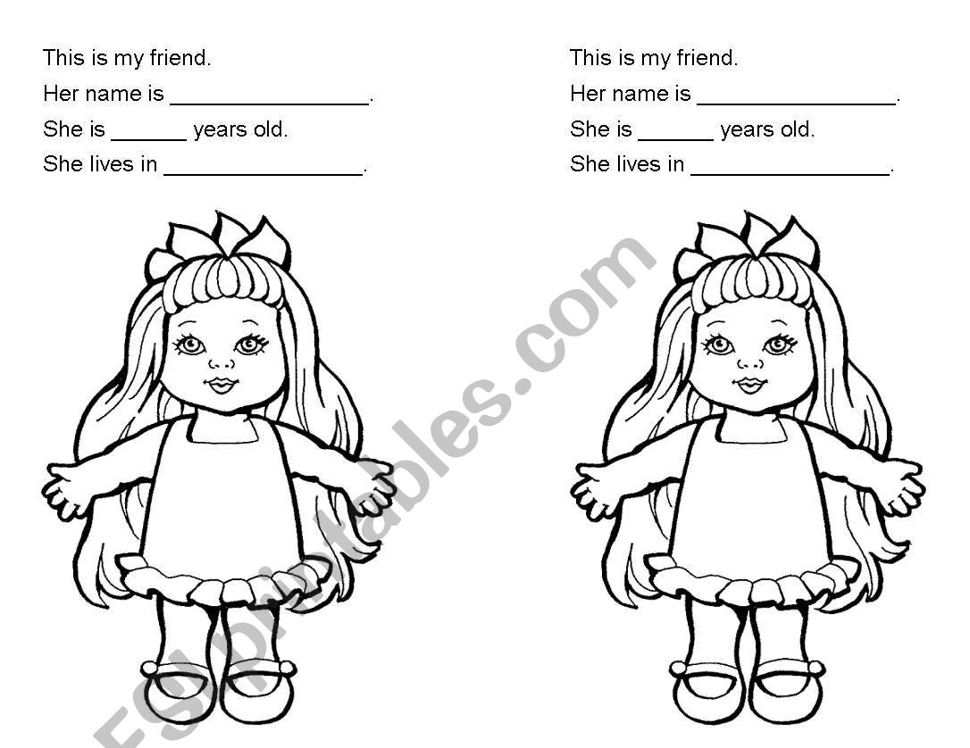 Introducing Others worksheet