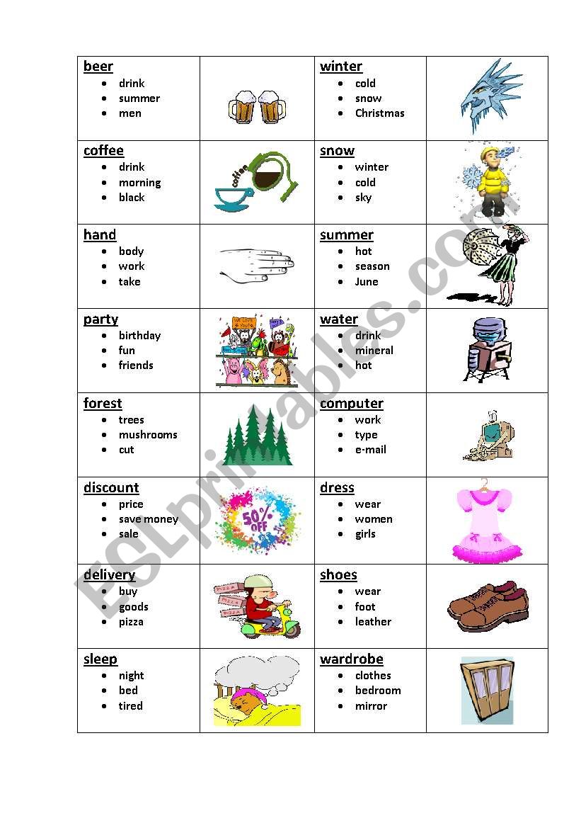 Taboo 4 (4/8) worksheet