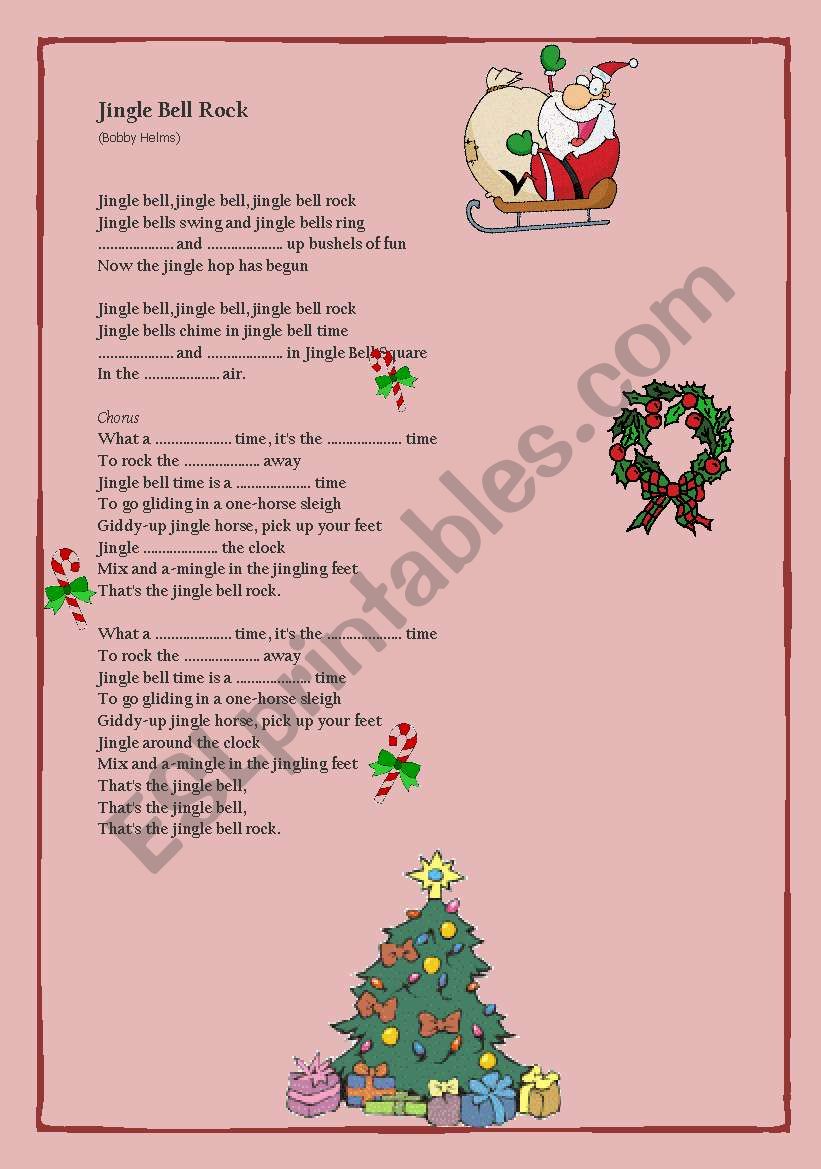 Jingle Bell Rock worksheet