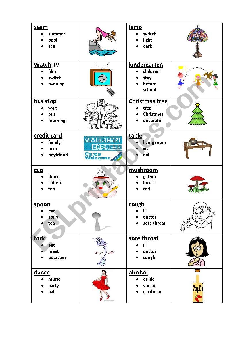 Taboo 5 (5/8) worksheet