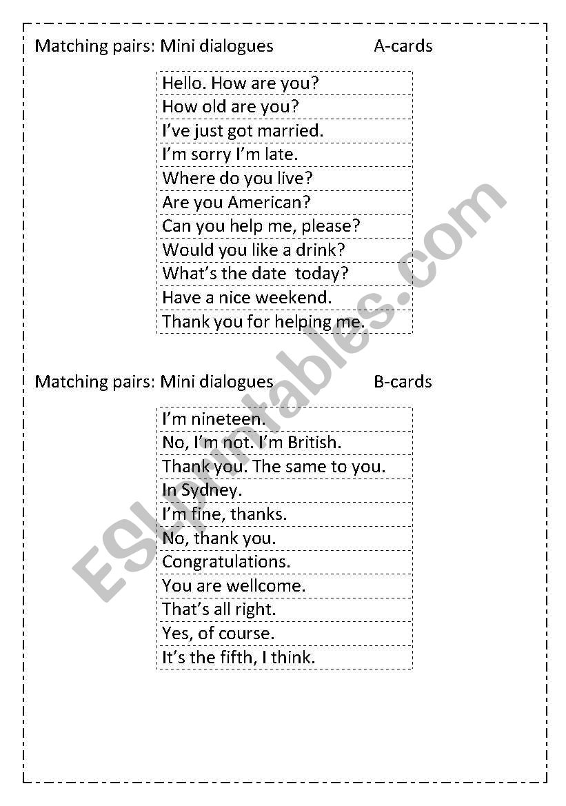Greeting and wh-questions worksheet