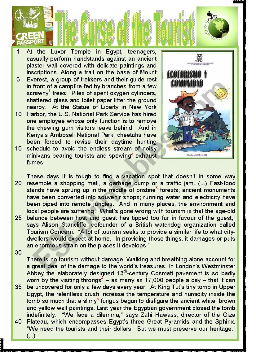The Curse of the Tourist - Reading