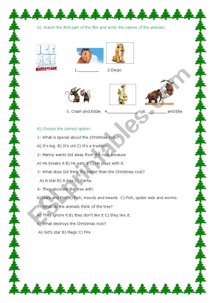 Ice Age: a Mammoth Christmas part 1