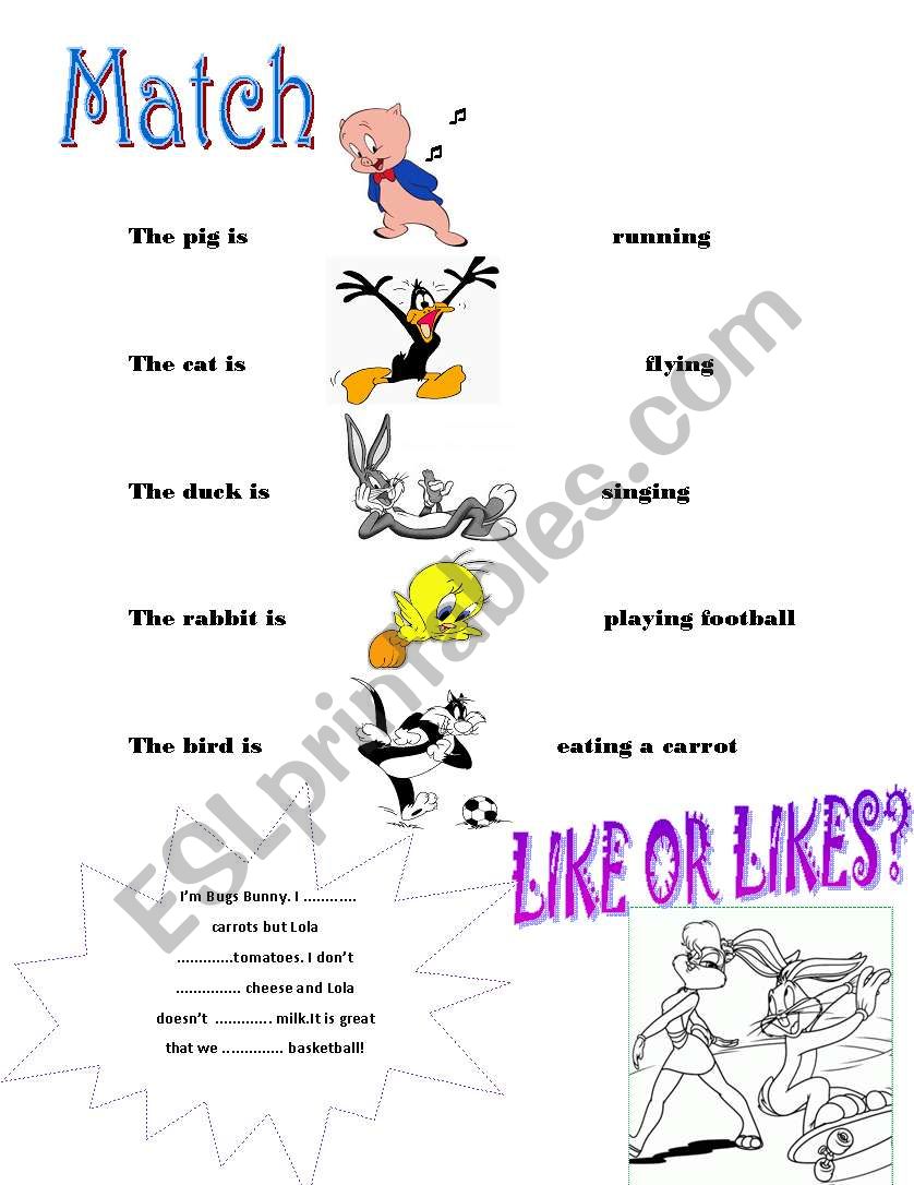 Looney worksheet