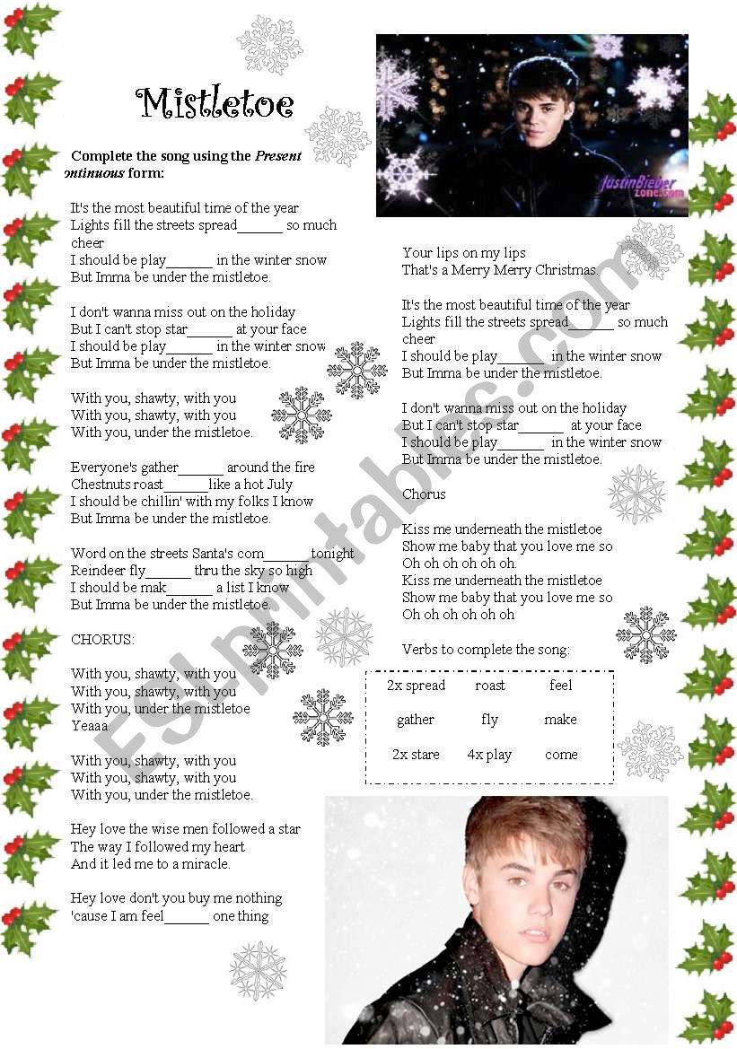 Mistletoe Song by Justin Bieber