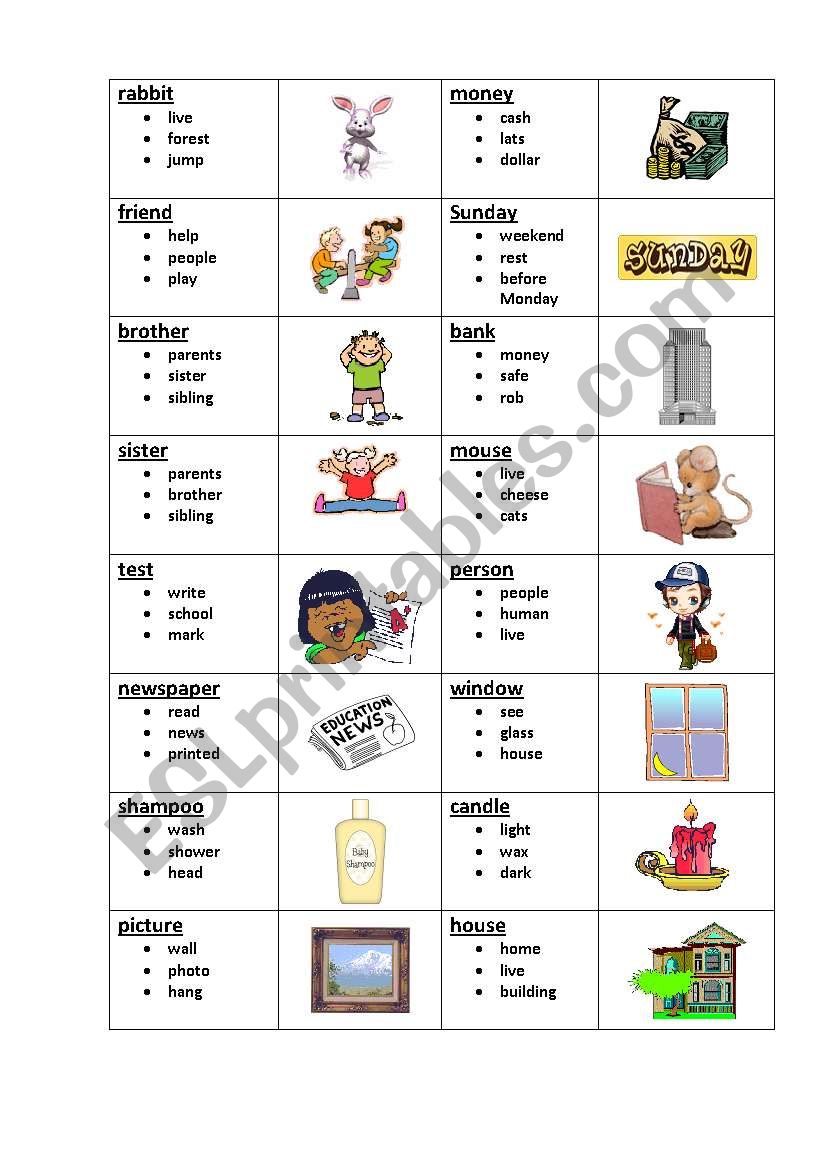 Taboo 8 (8/8) worksheet