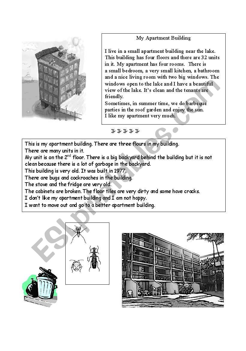 Home Apartment worksheet