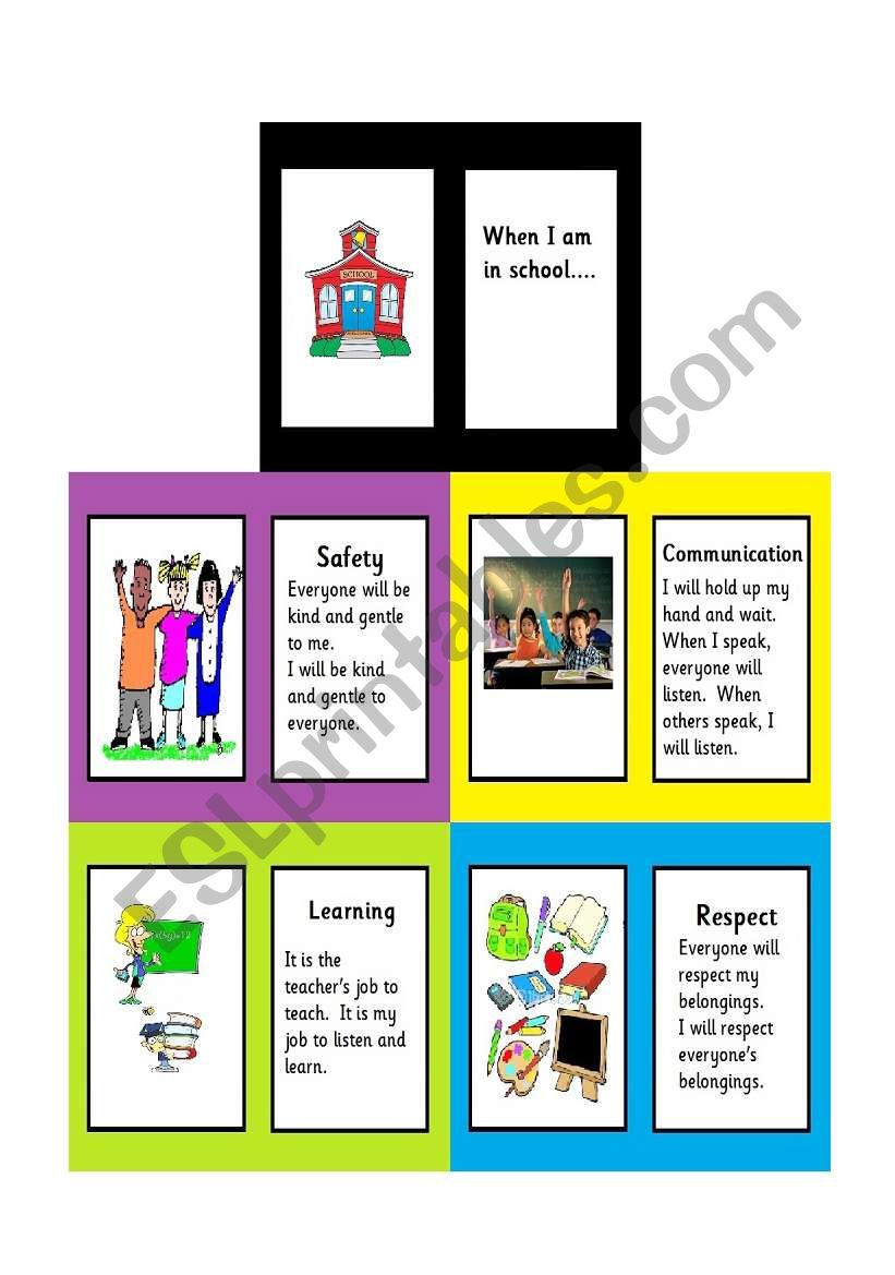 School Rules worksheet