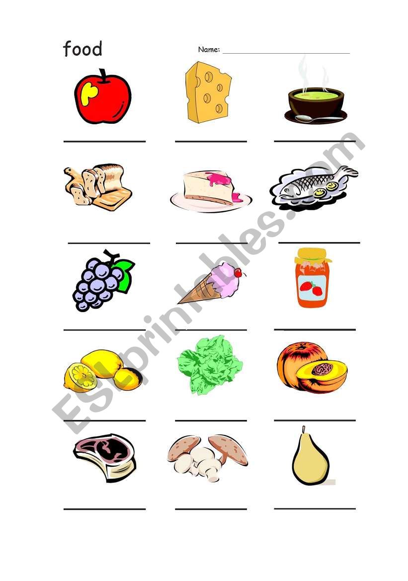 js test food 01 worksheet