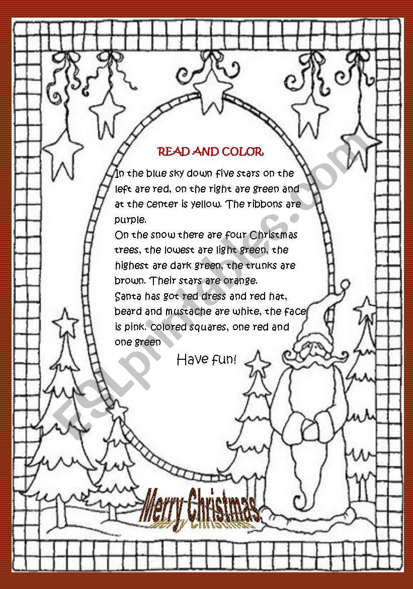 Merry Christmas *editable* worksheet