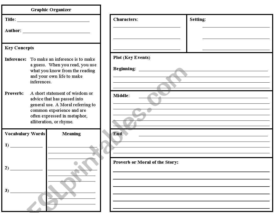 Camel Dances Graphic Organizer