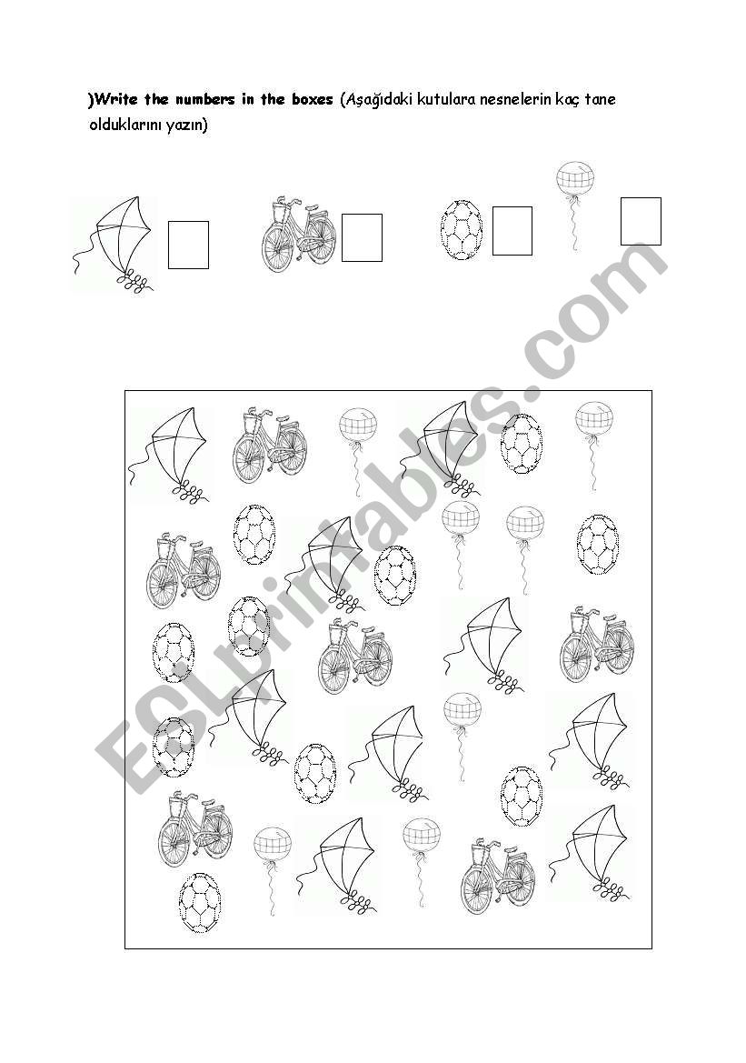 toys2 worksheet