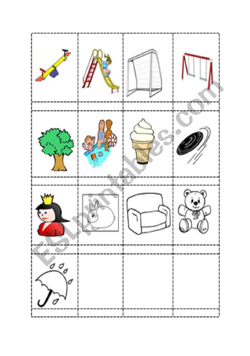 at the park worksheet