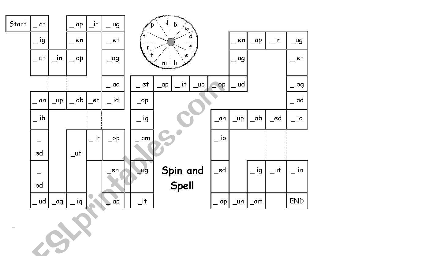 phonics board game-long vowel sound