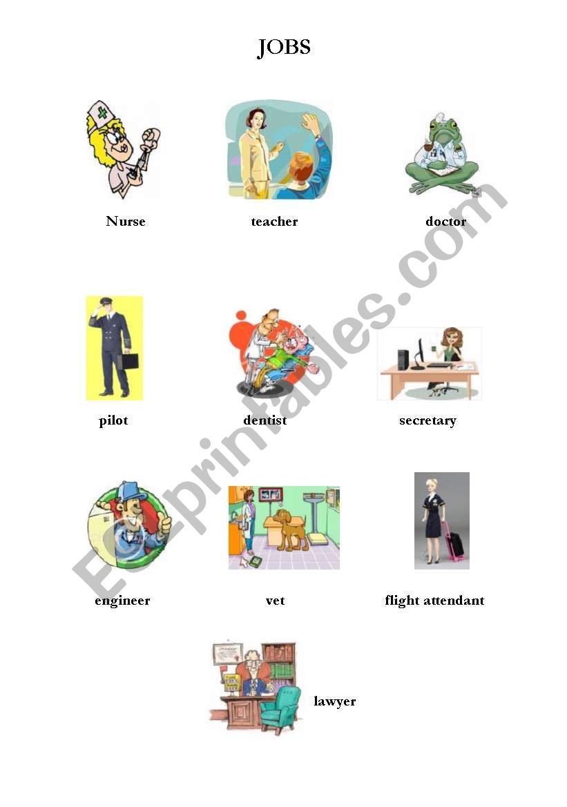 jobs worksheet