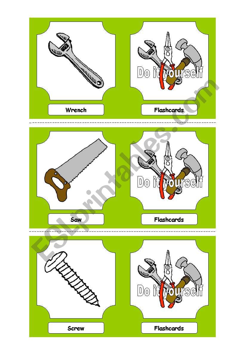 Do it yourself - flashcards (with backsides)