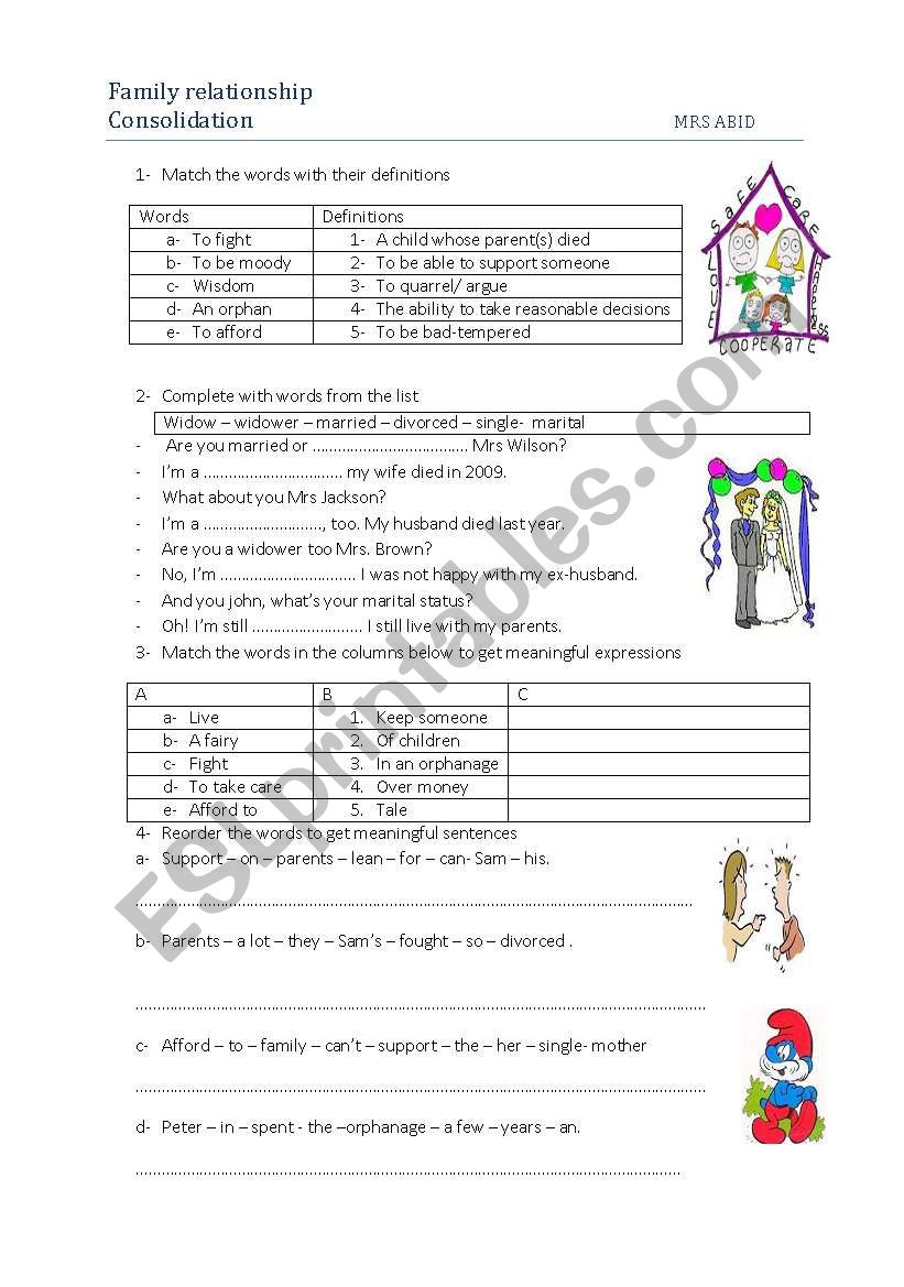 sharing family responsibilties 