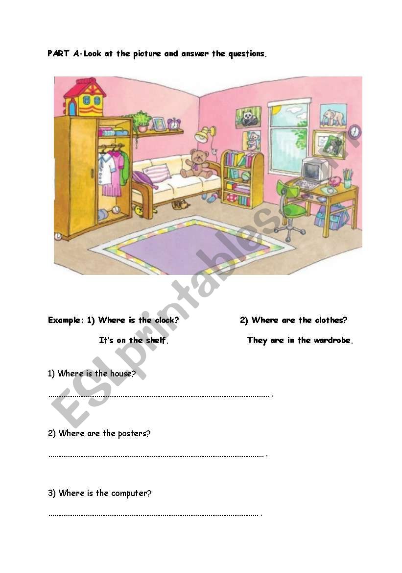 Prepositions worksheet