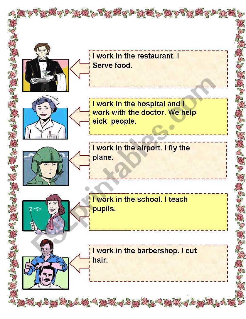 jobs worksheet