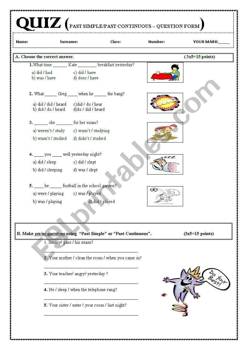 past simple past continuous interrogative form (page 2)