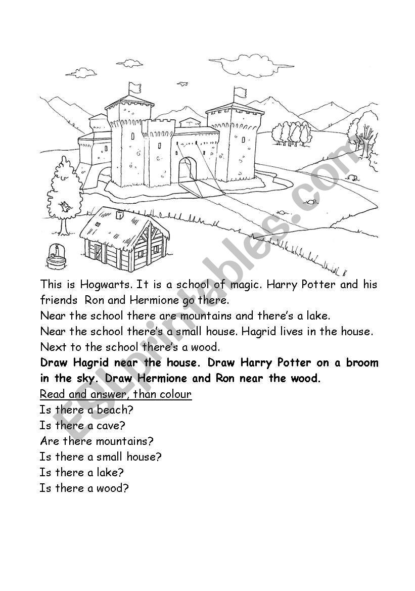Hogwarts worksheet