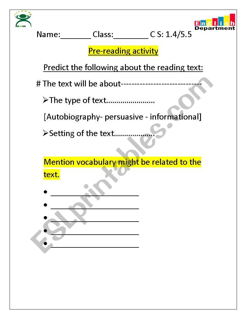 worksheet  related to reading text about mummification