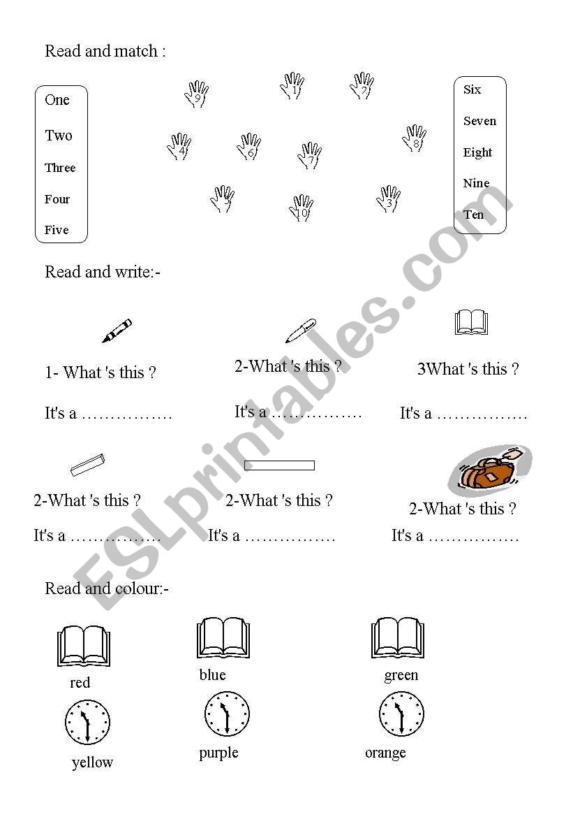 3 rd revision worksheet