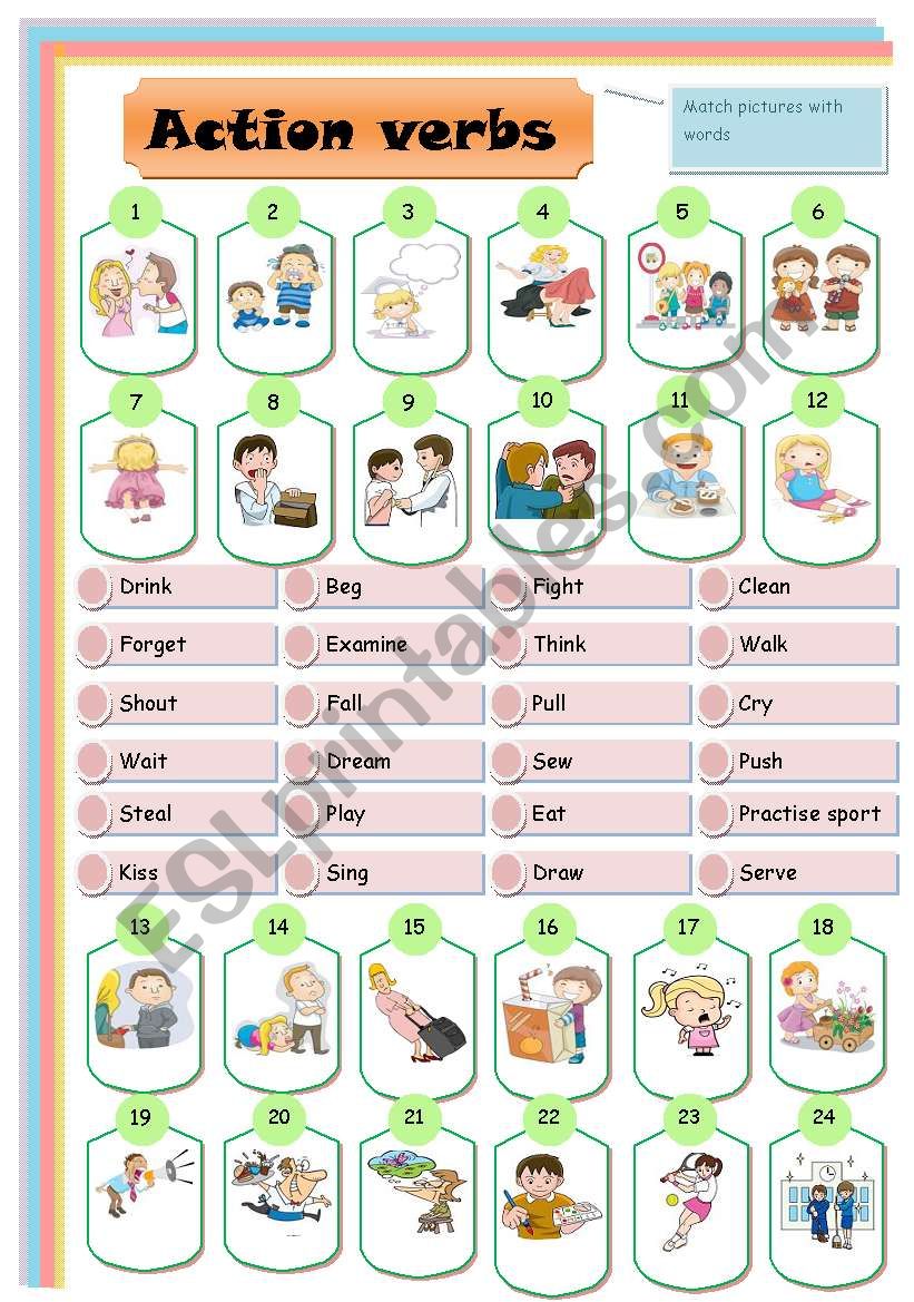 action-verbs-matching-esl-worksheet-by-naoura