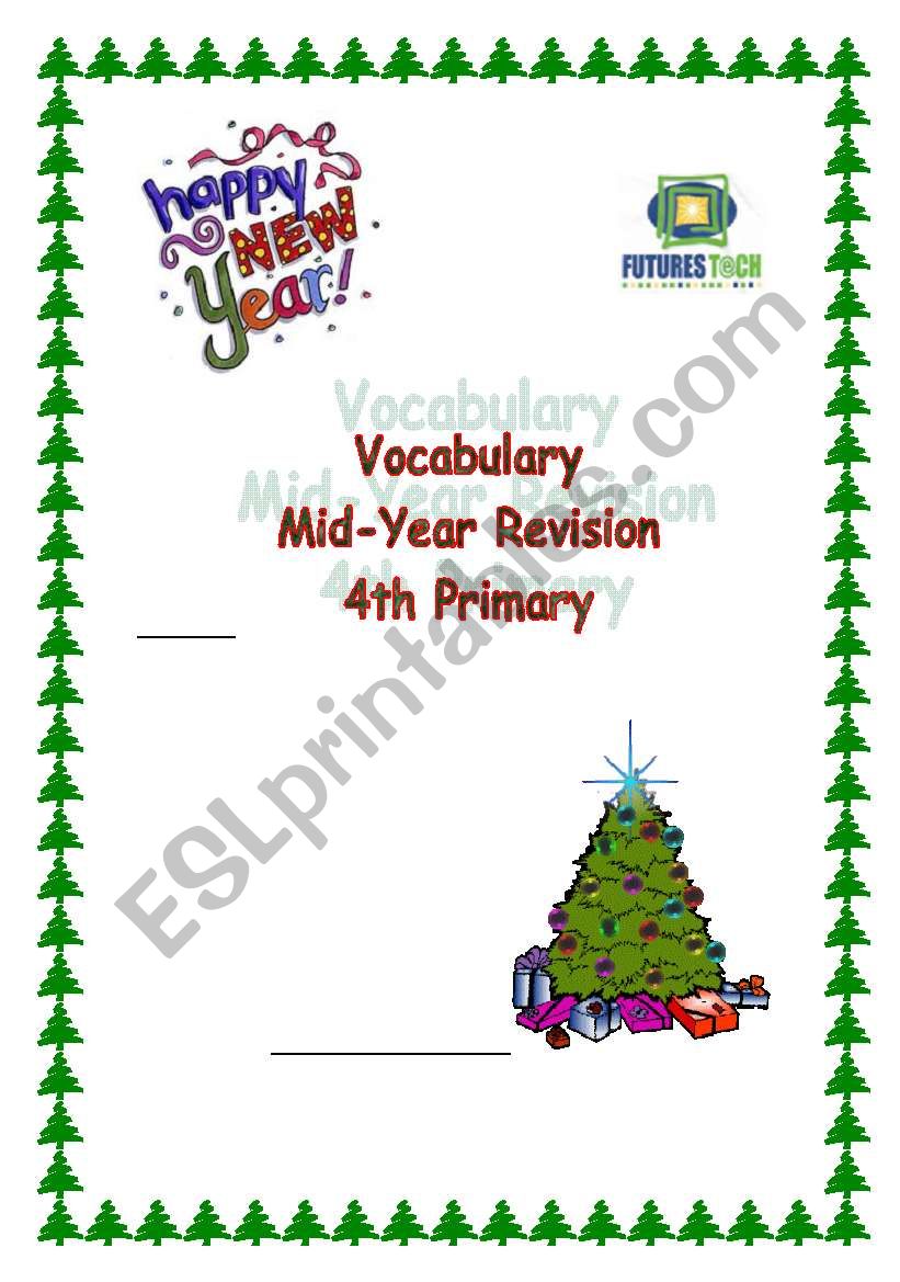 Vocabulary revision /Backpack Gold 4 (Unit 1,2,3,4)