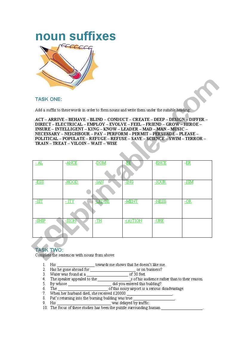 noun-suffixes-esl-worksheet-by-gutifox