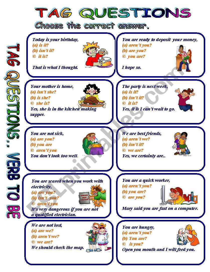 tag-questions-with-verb-to-be-esl-worksheet-by-giovanni