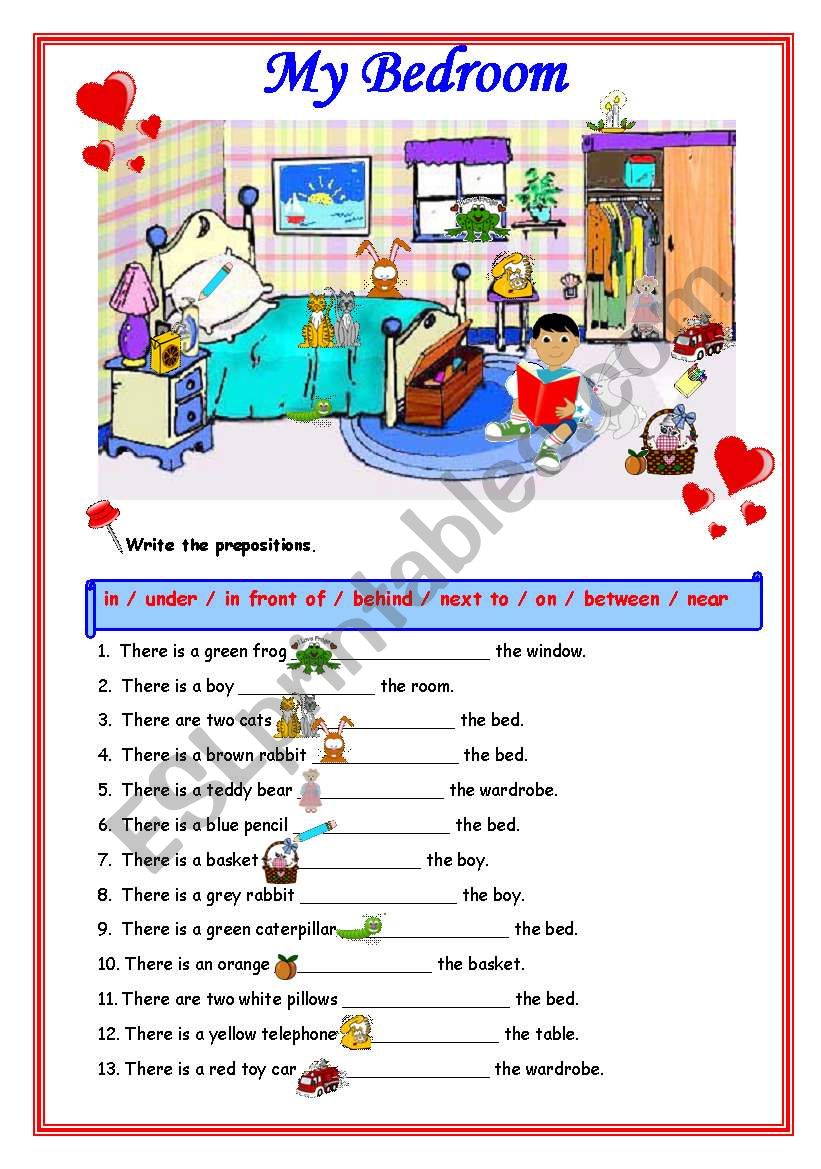 WHAT IS WHERE? worksheet
