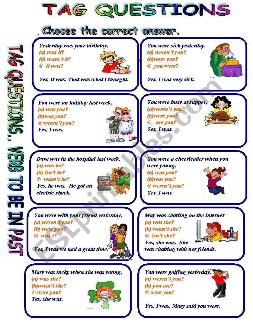 tag-questions-verb-to-be-in-the-past-esl-worksheet-by-giovanni
