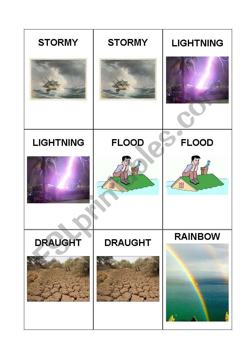 Memory Game: Season & Weather # 2/2