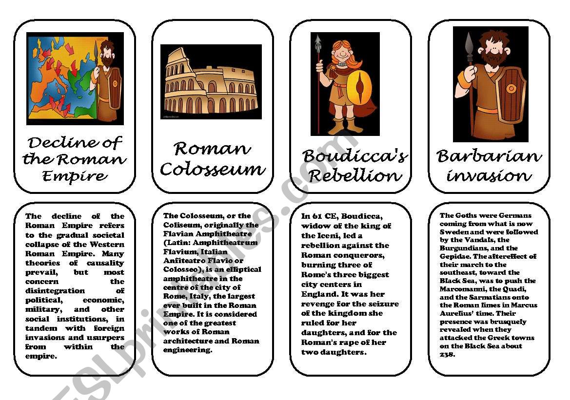 Ancient Rome speaking cards 1 (2 January 2012)