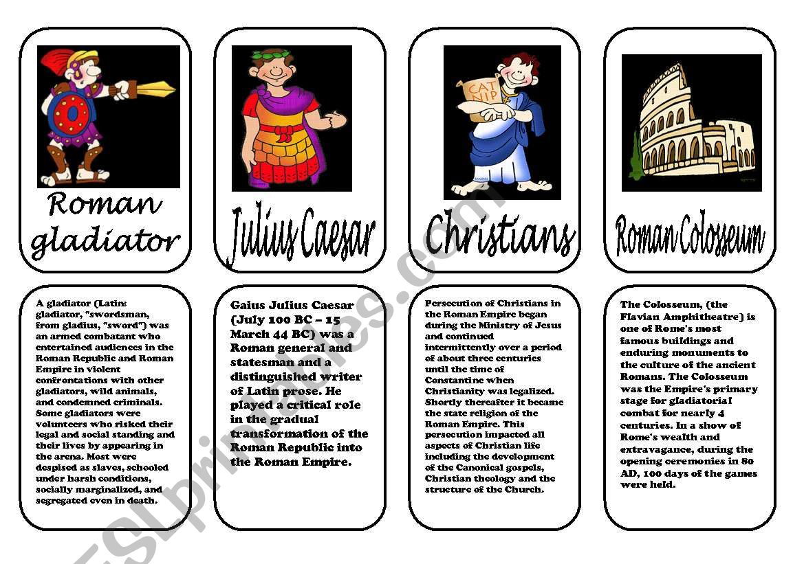 Ancient Rome speaking cards 3 (3 January 2012)