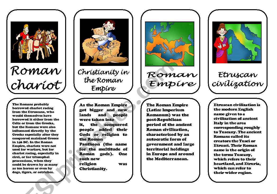 Ancient Rome speaking cards 2 (3 January 2012)